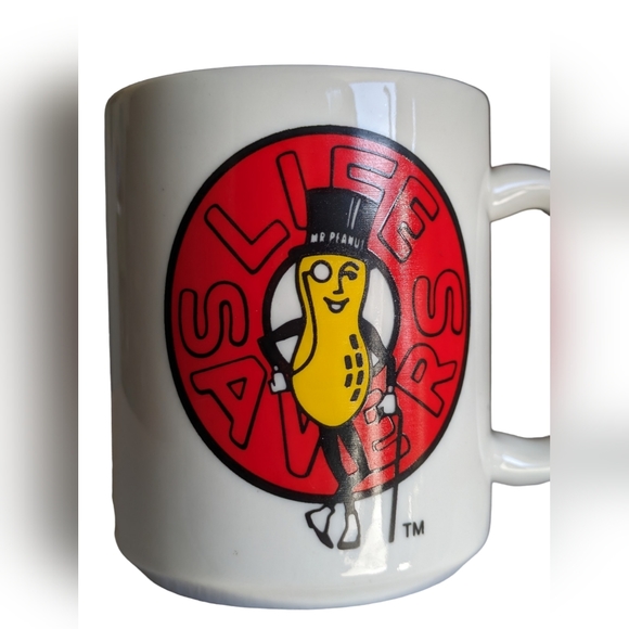 Planters Mr. Peanut x Lifesavers Candy Vintage Advertising Coffee Mug Rare Find - Picture 5 of 9